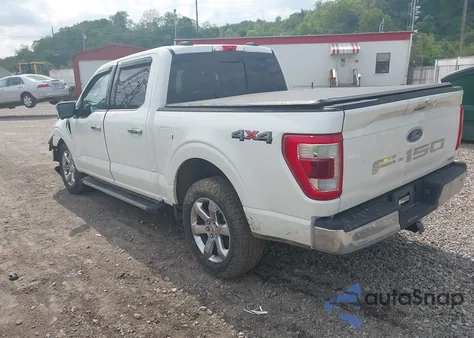 2021 Ford F-150 Lariat from USA, damaged, VIN 1FTFW1E83MFC86409